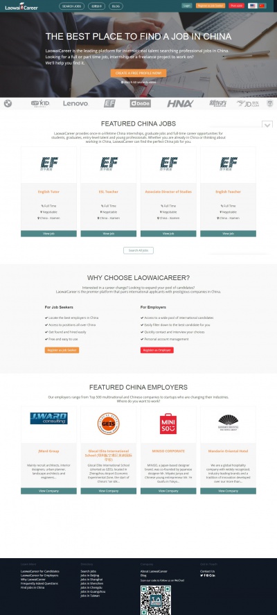 Jobs in China
