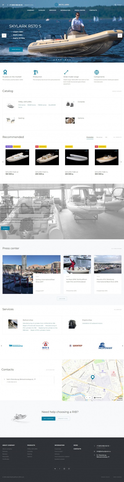 Sale of motor boats